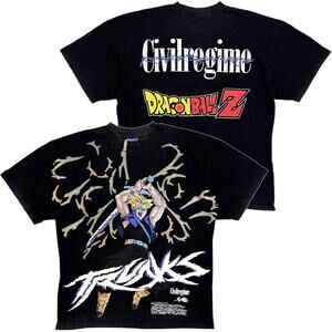 Civil Regime X Dragon Ball Z Trunk's Wrath American Classic Oversized T-Shirt